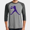 Perfect Tri ® 3/4 Sleeve Raglan Thumbnail