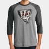 Perfect Tri ® 3/4 Sleeve Raglan Thumbnail
