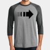 Perfect Tri ® 3/4 Sleeve Raglan Thumbnail