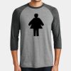 Perfect Tri ® 3/4 Sleeve Raglan Thumbnail