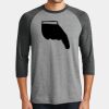 Perfect Tri ® 3/4 Sleeve Raglan Thumbnail