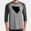 Perfect Tri ® 3/4 Sleeve Raglan Thumbnail