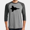 Perfect Tri ® 3/4 Sleeve Raglan Thumbnail
