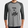 Perfect Tri ® 3/4 Sleeve Raglan Thumbnail