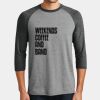 Perfect Tri ® 3/4 Sleeve Raglan Thumbnail