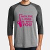 Perfect Tri ® 3/4 Sleeve Raglan Thumbnail