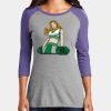 Women's Perfect Tri ® 3/4 Sleeve Raglan Thumbnail