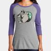 Women's Perfect Tri ® 3/4 Sleeve Raglan Thumbnail