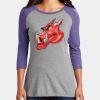 Women's Perfect Tri ® 3/4 Sleeve Raglan Thumbnail