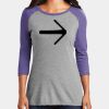 Women's Perfect Tri ® 3/4 Sleeve Raglan Thumbnail