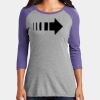 Women's Perfect Tri ® 3/4 Sleeve Raglan Thumbnail