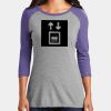 Women's Perfect Tri ® 3/4 Sleeve Raglan Thumbnail