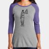 Women's Perfect Tri ® 3/4 Sleeve Raglan Thumbnail