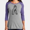 Women's Perfect Tri ® 3/4 Sleeve Raglan Thumbnail