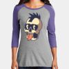 Women's Perfect Tri ® 3/4 Sleeve Raglan Thumbnail