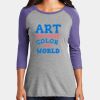 Women's Perfect Tri ® 3/4 Sleeve Raglan Thumbnail