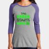 Women's Perfect Tri ® 3/4 Sleeve Raglan Thumbnail