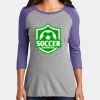 Women's Perfect Tri ® 3/4 Sleeve Raglan Thumbnail