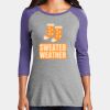 Women's Perfect Tri ® 3/4 Sleeve Raglan Thumbnail