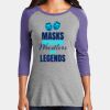Women's Perfect Tri ® 3/4 Sleeve Raglan Thumbnail
