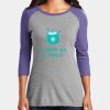 Women's Perfect Tri ® 3/4 Sleeve Raglan Thumbnail