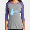 Women's Perfect Tri ® 3/4 Sleeve Raglan Thumbnail