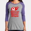 Women's Perfect Tri ® 3/4 Sleeve Raglan Thumbnail