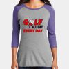 Women's Perfect Tri ® 3/4 Sleeve Raglan Thumbnail