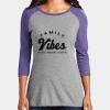 Women's Perfect Tri ® 3/4 Sleeve Raglan Thumbnail