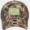 OTTO CAP Camouflage 6 Panel Low Profile Mesh Back Trucker Hat Thumbnail