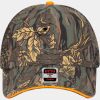 OTTO CAP Camouflage 6 Panel Low Profile Mesh Back Trucker Hat Thumbnail