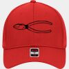 OTTO CAP "OTTO FLEX" Fitted 6 Panel Low Profile Baseball Cap Thumbnail